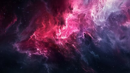 Universe filled with stars, nebula and galaxy. Colorful space background with stars. Beauty of deep space. A view from space to a spiral galaxy and stars
