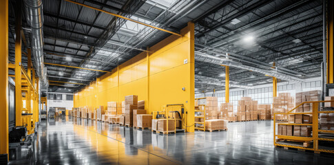 Sticker - Streamlined Warehouse Storage Solutions Interior