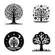 Tree icon set-39