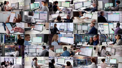 Poster - Digital Calendar Schedule Software In Office