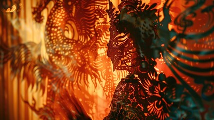 Aufkleber - Detailed close-up of a statue of a person, suitable for various projects