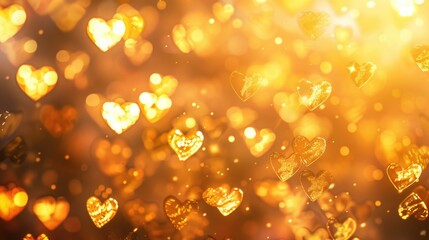 Poster - A bunch of hearts flying in the air. Perfect for Valentine's Day designs