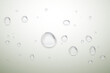 Realistic Water Drop 3D White Background