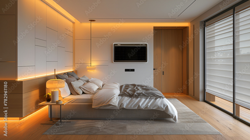 Serenity and Style. Crafting Modern Luxury in Minimalist Bedroom ...