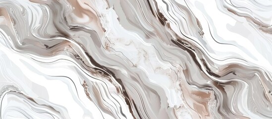 Poster - Macro shot showcasing intricate marble surface pattern suitable for home interiors like ceramic wall and floor tiles.