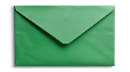 Poster - A green envelope against a plain white background. Suitable for business or communication concepts