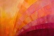 Colorful abstract painting with bright red, orange, yellow and pink hues.