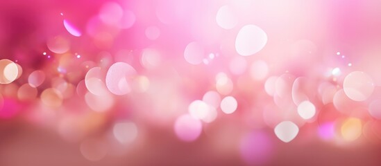 Aufkleber - Pink lights blur effect background