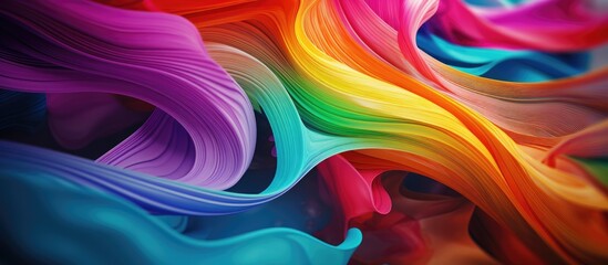 Aufkleber - Colorful abstract wallpaper design close-up