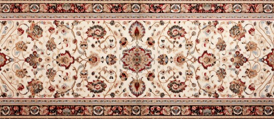 Poster - Floral Rug Close-Up