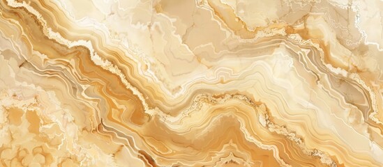 Poster - Detailed close-up of a large-patterned marble surface, showcasing intricate design and texture