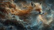 Radiant Fox Surrounded by Swirling Magical Energies, Weaver of Fate and Destiny