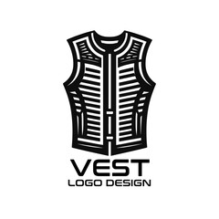 Wall Mural - Vest Vector Logo Design