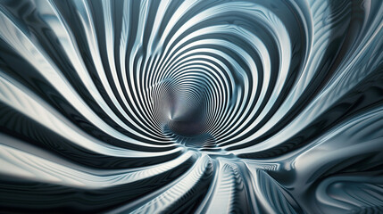 Wall Mural - abstract background with spiral, black and white tone