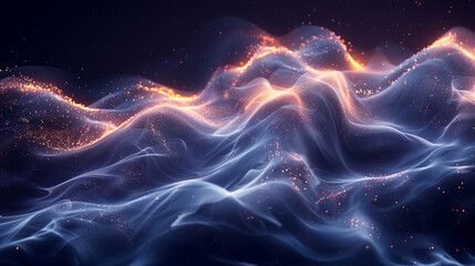 Wall Mural - abstract background of visualizer