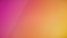 Colorful Pink And Orange Color Gradient Halftone Dots Pattern Background. This Vibrant Textured Summer Colors Abstract Background Is Full HD And A Seamless Loop.