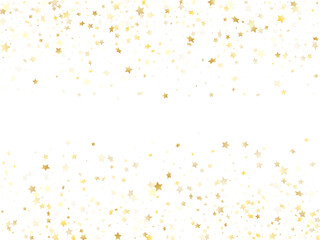 Wall Mural - magic gold sparkle texture vector star background.