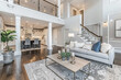An agent stages a home for an open house - choosing decor with care to elevate the property's allure to potential buyers