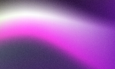 Poster - Purple and pink grainy color gradient holographic background. Glowing grunge noise texture. Blurred soft gradient blend minimalist rough grungy backdrop. High quality illustration