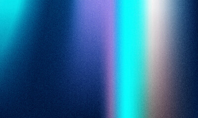 Poster - Blue and purple glowing gradient holographic background. Blurred soft blend minimalist abstract noise grunge grainy texture backdrop. High quality illustration