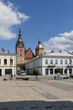 View of the Market Square on a sunny day, Nowy Sacz, Poland
