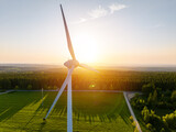 Fototapeta Boho - Wind Power Turbines