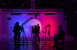 © kinomaster - Capturing the Limelight - Film Production in Action Backstage shot.