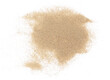 © dule964 - Sand scatter isolated on white background and texture, clipping, top view