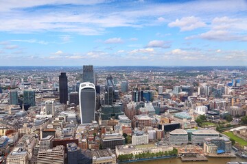 Poster - City of London urban skyline