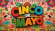 © Janvi - Cinco de mayo isolated on background, Generative ai.