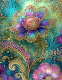 Fototapeta Tulipany - fairy background with flowers