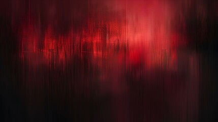 Wall Mural - Vibrant Red Abstract Lines Wallpaper with Glowing Energy