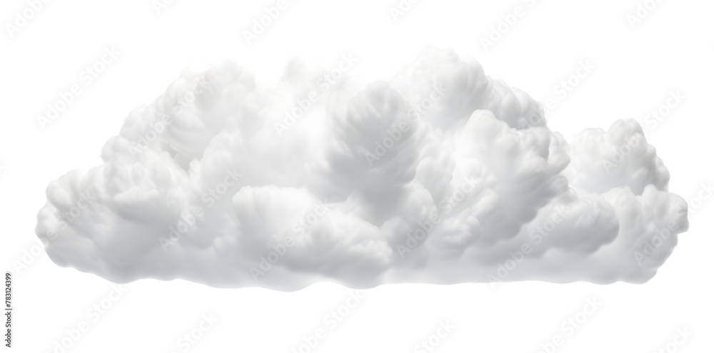 White soft cloud isolated on transparent background Stock Photo | Adobe ...
