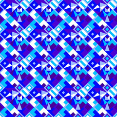 Poster - Seamless geometric pattern background - colorful abstract vector illustration