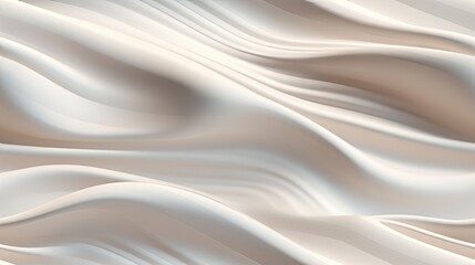 Poster - Generative AI Wavy and rippled texture of flowing silk. octane render elegant realistic photorealistic cinematic