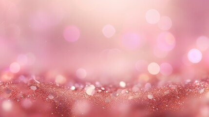 Poster - effect pink glitter backgrounds