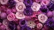 bouquet purple elements
