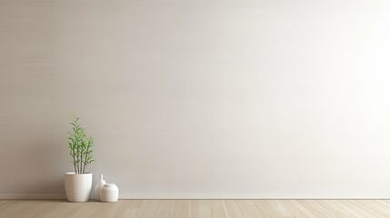 Canvas Print - minimalist blurred interior door