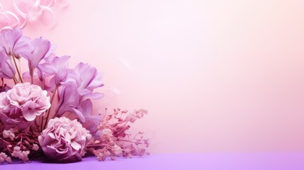 Wall Mural - gradient purple pink background