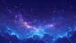 amazing nebula, galaxy background, purple and blue tone