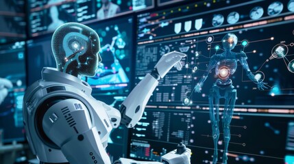 Poster - Advanced Robot Analyzing Holographic Data Interface in Lab