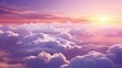 soft pink and purple clouds