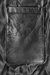 Canvas Print - Leather patch pocket