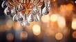 chandelier light blur background