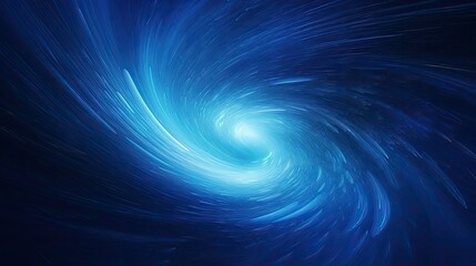 Poster - vortex blue futuristic background