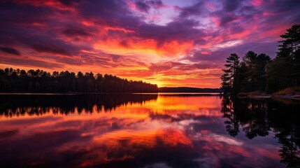 Canvas Print - sky from dark to light