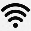 Wifi wireless internet signal flat icon for apps. Wireless and wifi icon or wi-fi icon sign for remote internet access, internet connection, signal icon, variations podcast vector symbol, vector illus