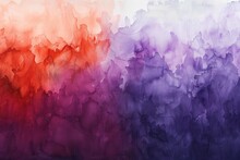 A Painting Of A Purple And Red Swirl With A Blue Background