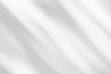 Aufkleber - Abstract  light shadow of leaf blurred background. Window shadows natural diagonal leaves tree branch shadows and sunlight on white wall. Shadow overlay effect foliage mockup