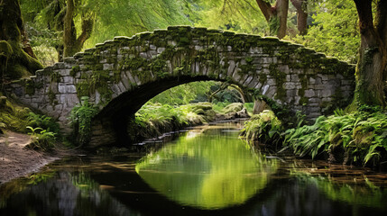 Wall Mural - old stone bridge..